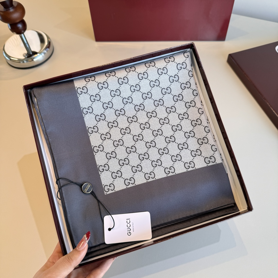 Cheap New GUCCI high-quality scarf in 216906, $55 USD- [IB216906] - Replica Gucci Lightweight Scarf