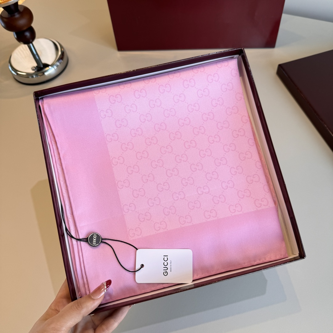 Cheap New GUCCI high-quality scarf in 216907, $55 USD- [IB216907] - Replica Gucci Lightweight Scarf
