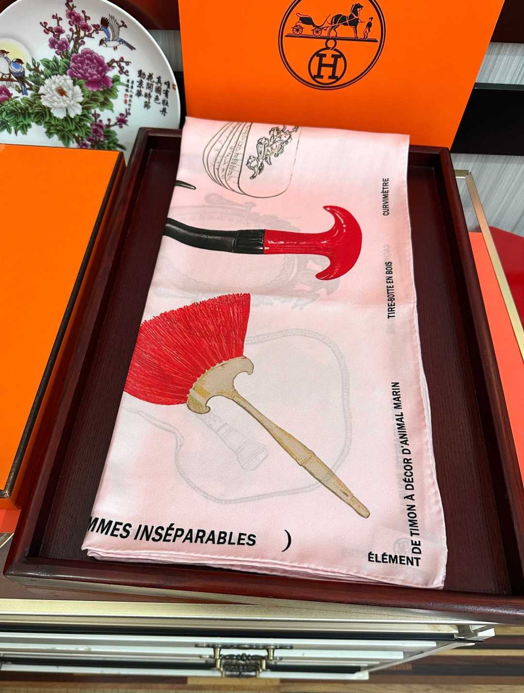 Cheap New Hermes high-quality scarf in 216914, $55 USD- [IB216914] - Replica Hermes Cashmere scarf