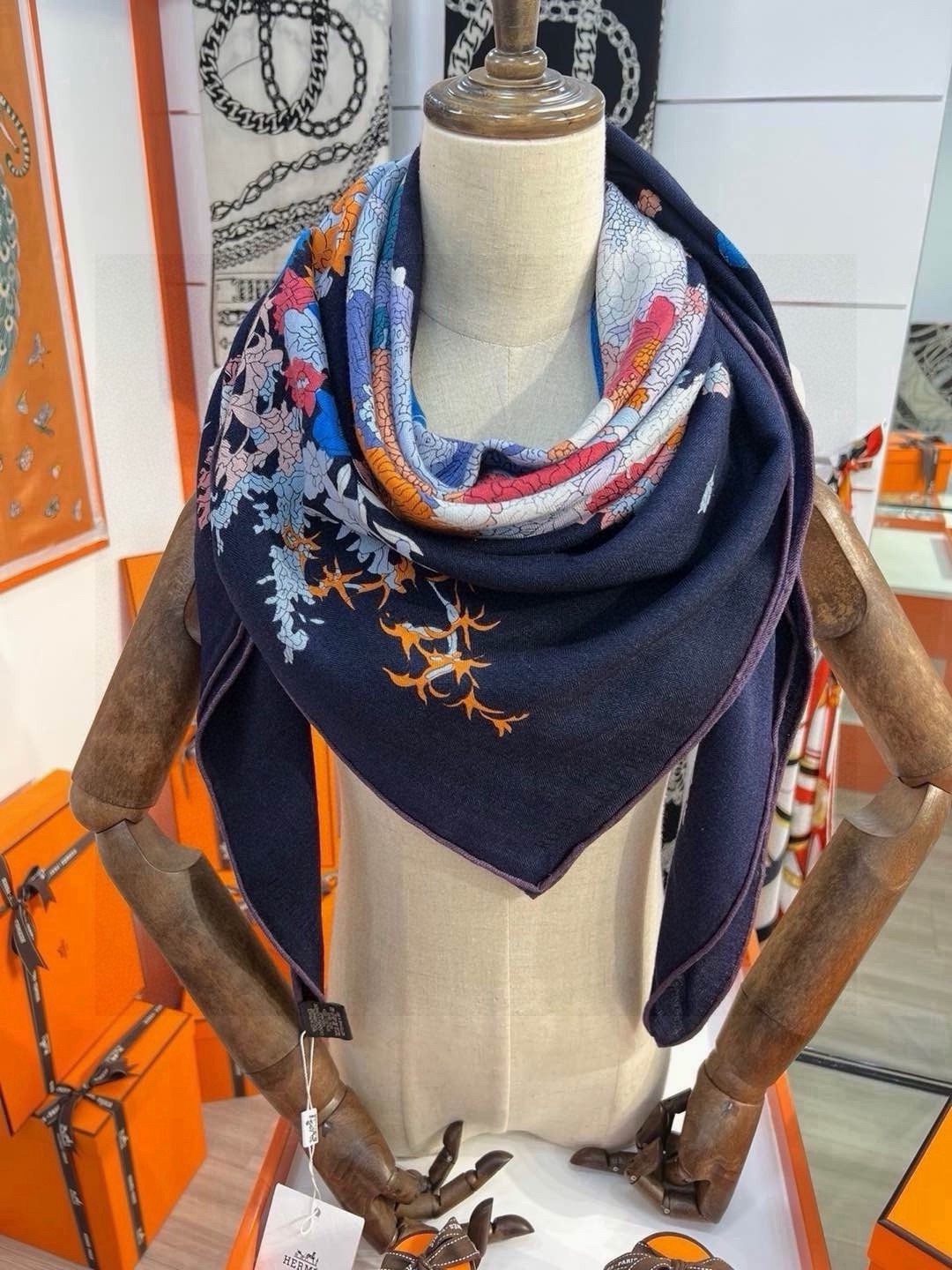 Cheap New Hermes high-quality scarf in 216918, $55 USD- [IB216918] - Replica Hermes Cashmere scarf