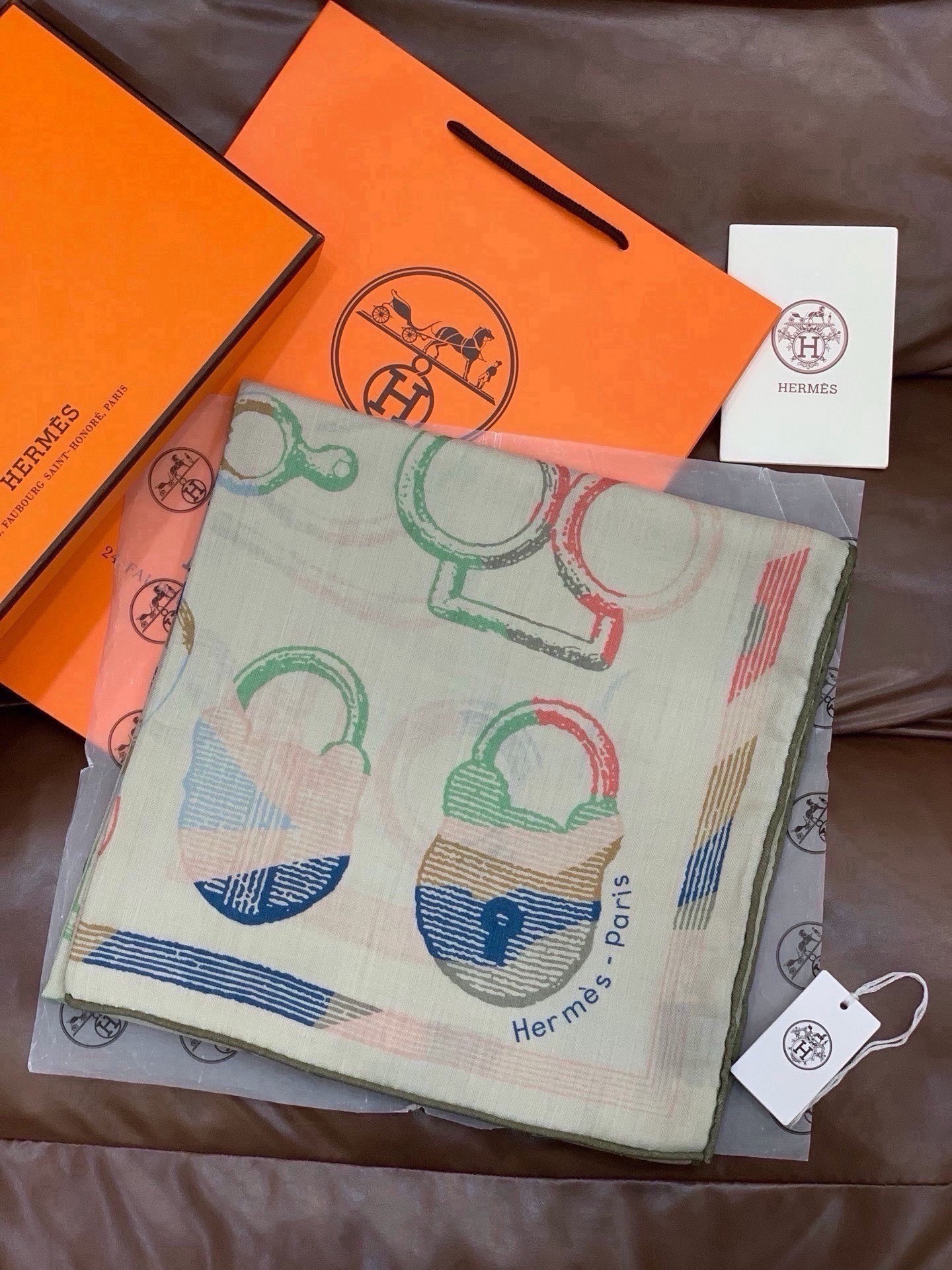 Cheap New Hermes high-quality scarf in 216920, $55 USD- [IB216920] - Replica Hermes Cashmere scarf