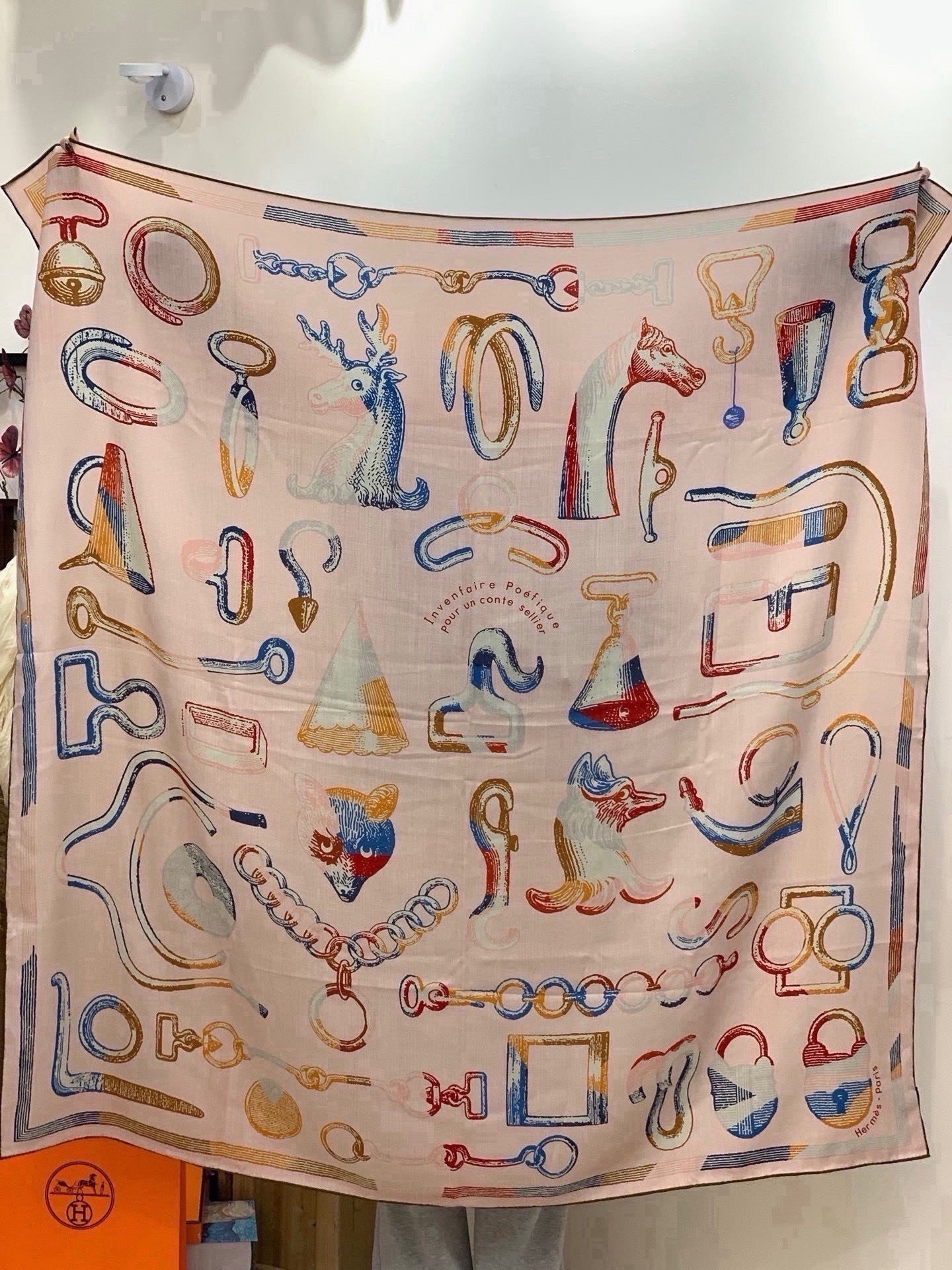 Cheap New Hermes high-quality scarf in 216921, $55 USD- [IB216921] - Replica Hermes Cashmere scarf