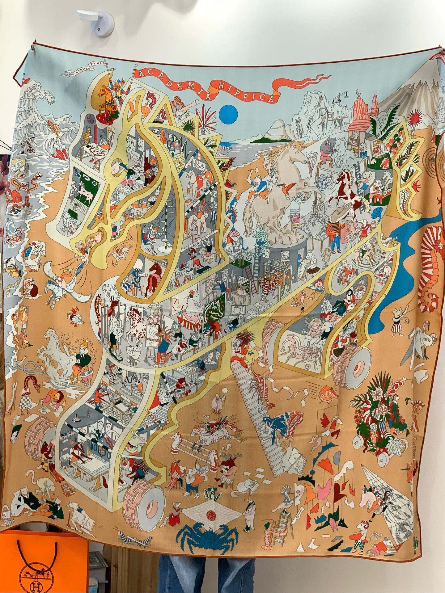 Cheap New Hermes high-quality scarf in 216930, $55 USD- [IB216930] - Replica Hermes Cashmere scarf