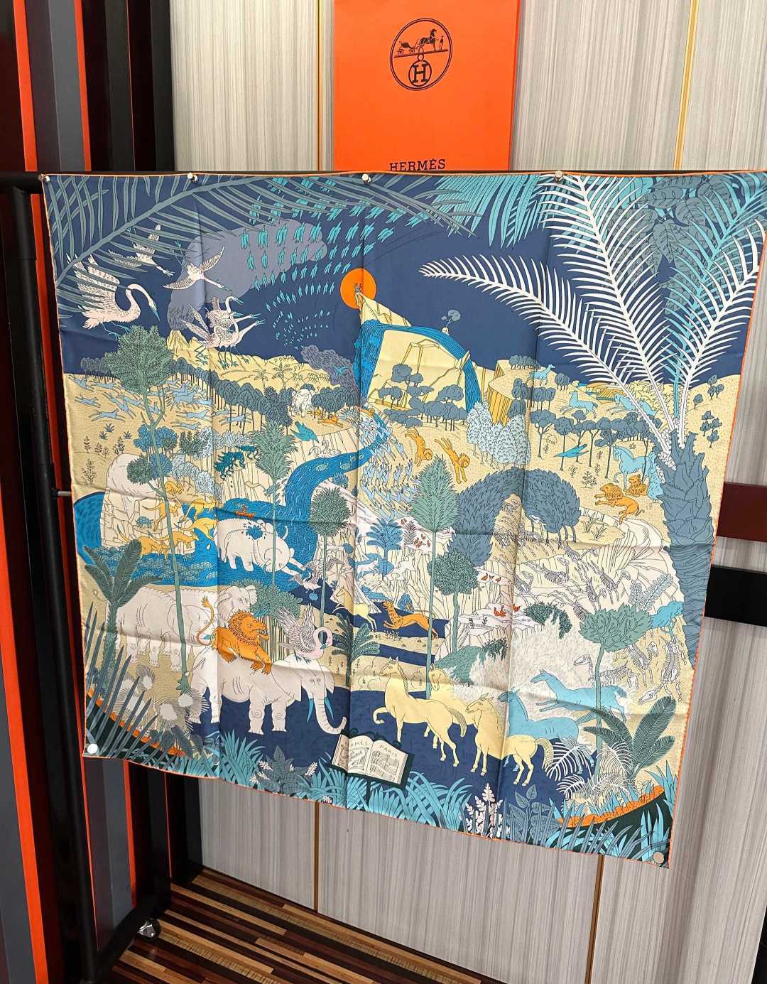 Cheap New Hermes high-quality scarf in 216939, $50 USD- [IB216939] - Replica Hermes Cashmere scarf