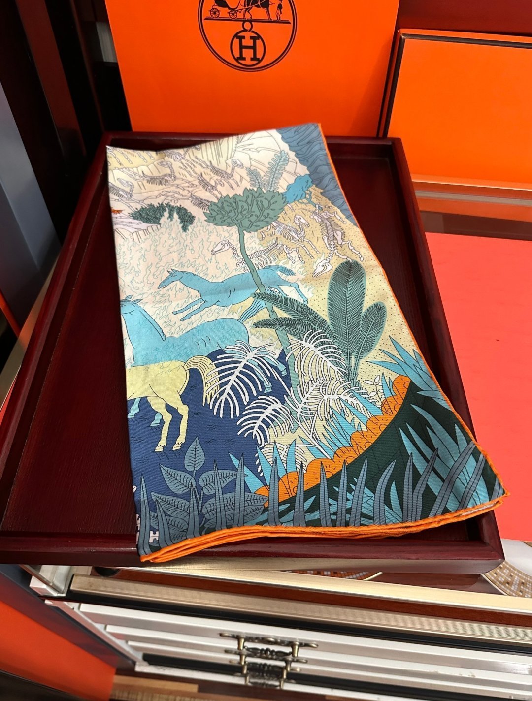 Cheap New Hermes high-quality scarf in 216939, $50 USD- [IB216939] - Replica Hermes Cashmere scarf