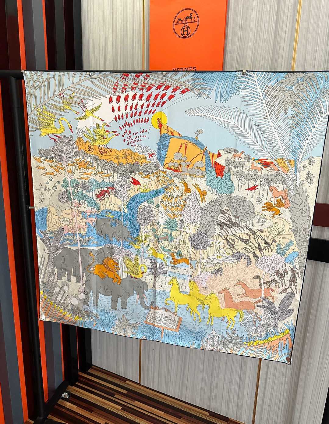 Cheap New Hermes high-quality scarf in 216940, $50 USD- [IB216940] - Replica Hermes Cashmere scarf