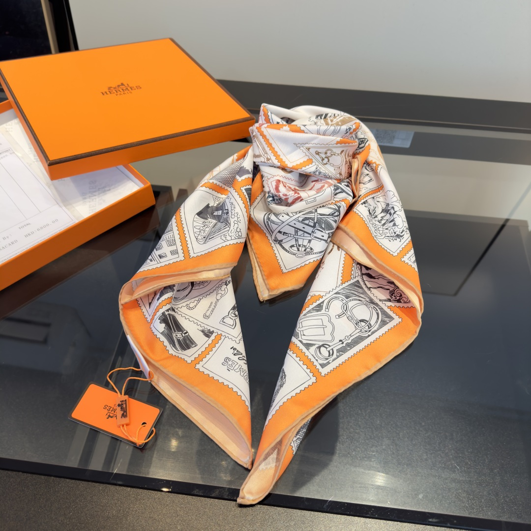 Cheap New Hermes high-quality scarf in 216941, $50 USD- [IB216941] - Replica Hermes Cashmere scarf