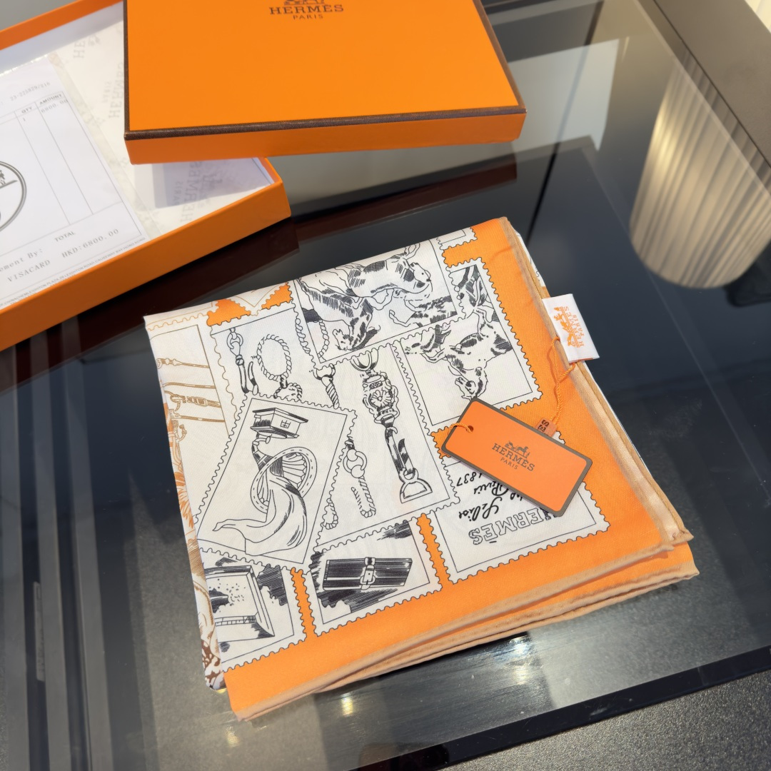 Cheap New Hermes high-quality scarf in 216941, $50 USD- [IB216941] - Replica Hermes Cashmere scarf