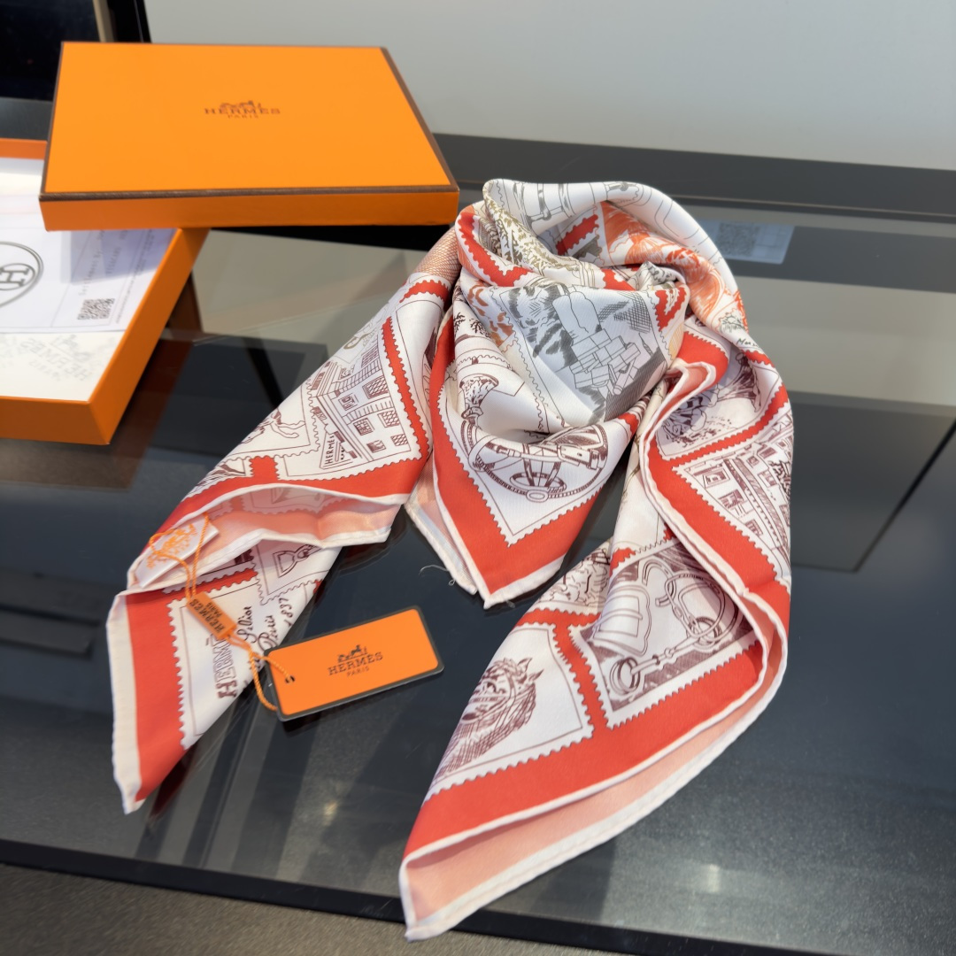 Cheap New Hermes high-quality scarf in 216942, $50 USD- [IB216942] - Replica Hermes Cashmere scarf