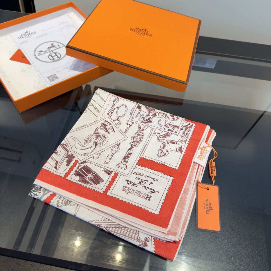 Cheap New Hermes high-quality scarf in 216942, $50 USD- [IB216942] - Replica Hermes Cashmere scarf