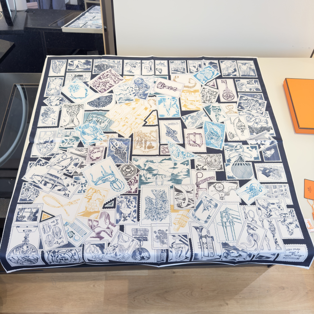 Cheap New Hermes high-quality scarf in 216943, $50 USD- [IB216943] - Replica Hermes Cashmere scarf