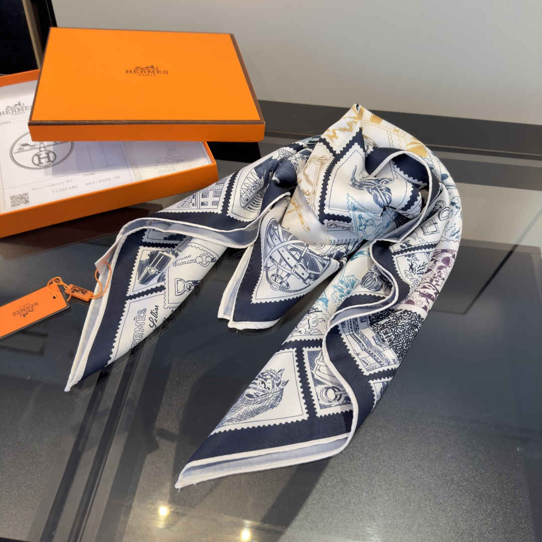 Cheap New Hermes high-quality scarf in 216943, $50 USD- [IB216943] - Replica Hermes Cashmere scarf