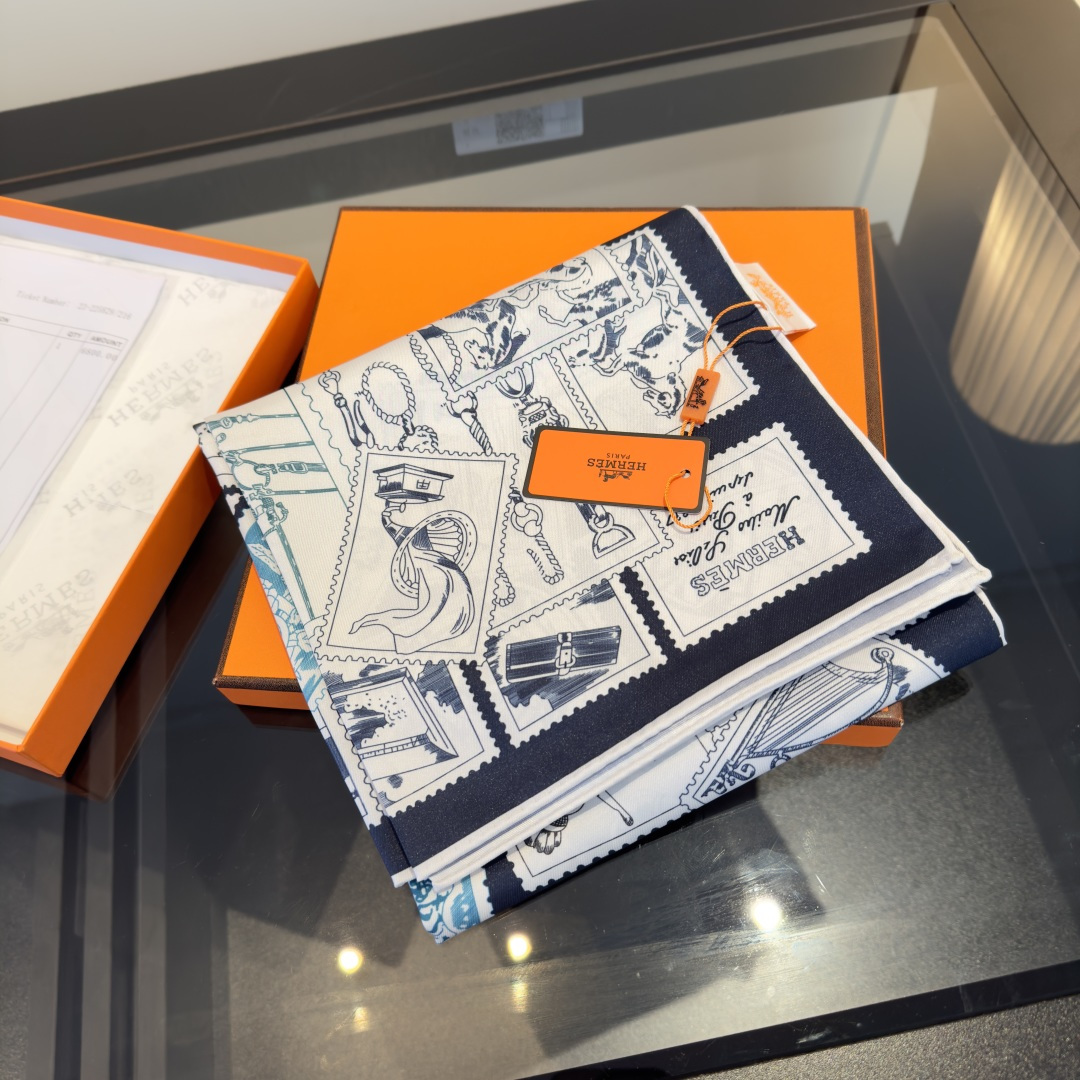 Cheap New Hermes high-quality scarf in 216943, $50 USD- [IB216943] - Replica Hermes Cashmere scarf