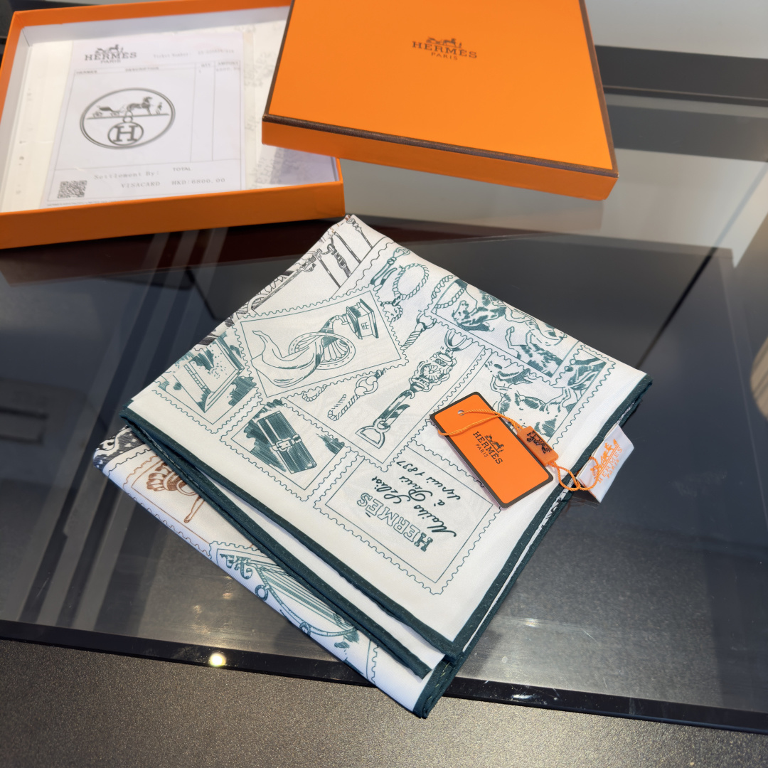 Cheap New Hermes high-quality scarf in 216944, $50 USD- [IB216944] - Replica Hermes Cashmere scarf