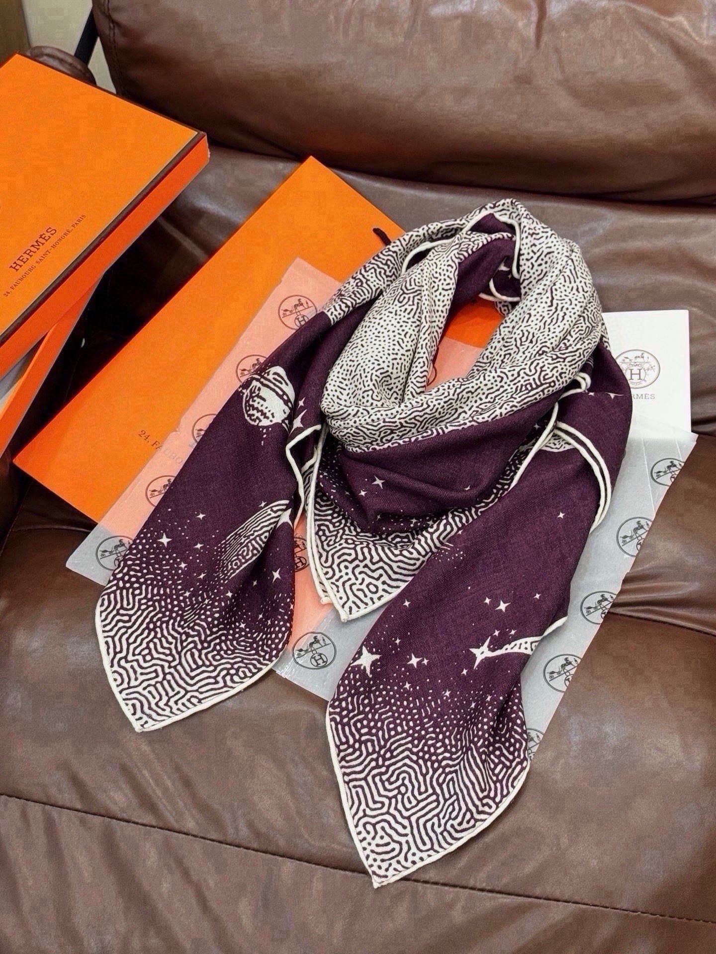 Cheap New Hermes high-quality scarf in 216954, $55 USD- [IB216954] - Replica Hermes Cashmere scarf