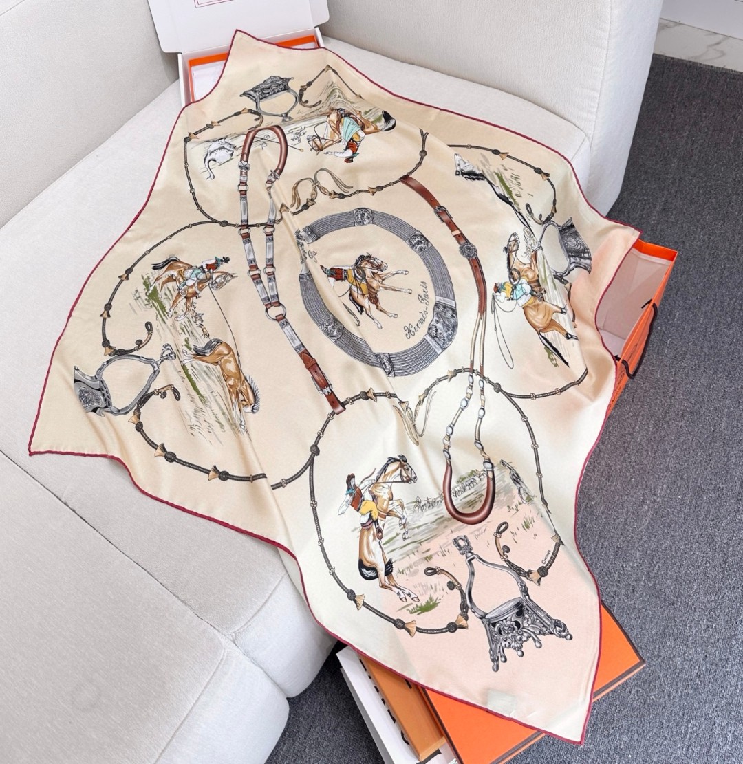 Cheap New Hermes high-quality scarf in 216959, $55 USD- [IB216959] - Replica Hermes Cashmere scarf