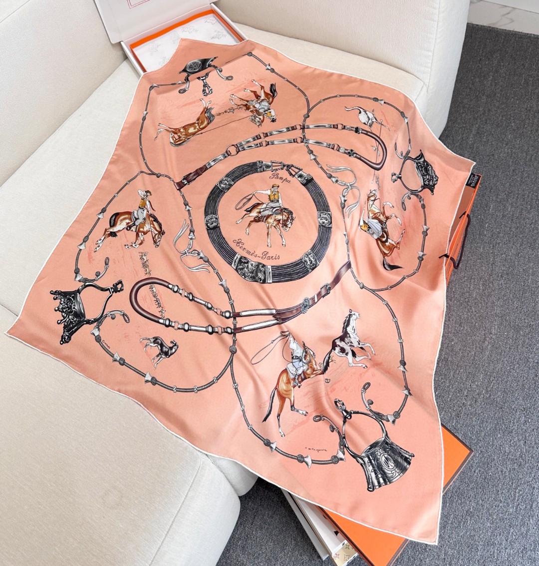 Cheap New Hermes high-quality scarf in 216960, $55 USD- [IB216960] - Replica Hermes Cashmere scarf