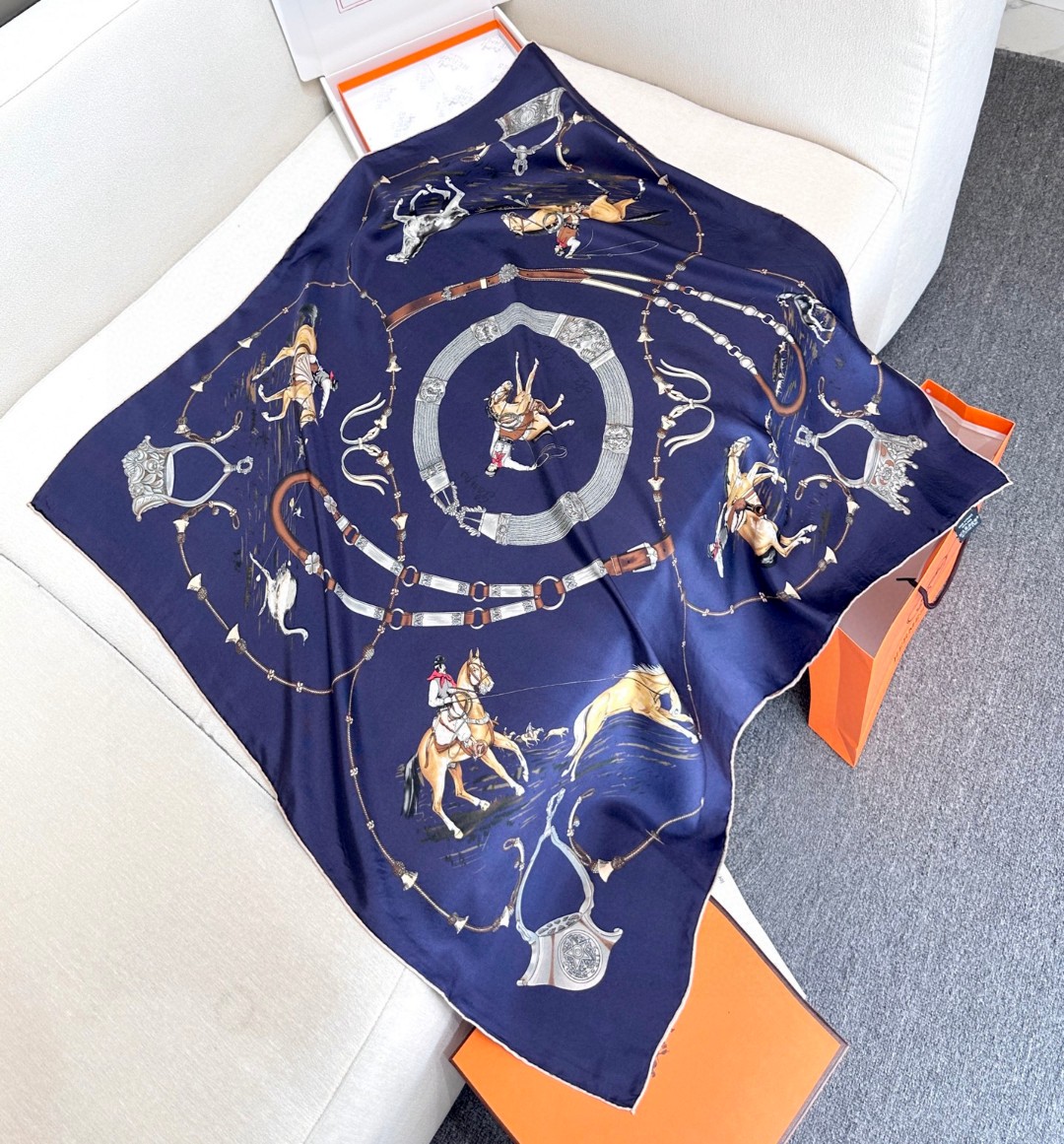 Cheap New Hermes high-quality scarf in 216961, $55 USD- [IB216961] - Replica Hermes Cashmere scarf