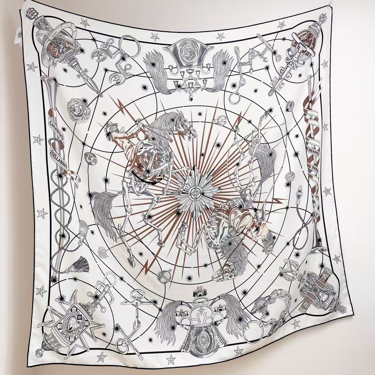Cheap New Hermes high-quality scarf in 216962, $55 USD- [IB216962] - Replica Hermes Cashmere scarf