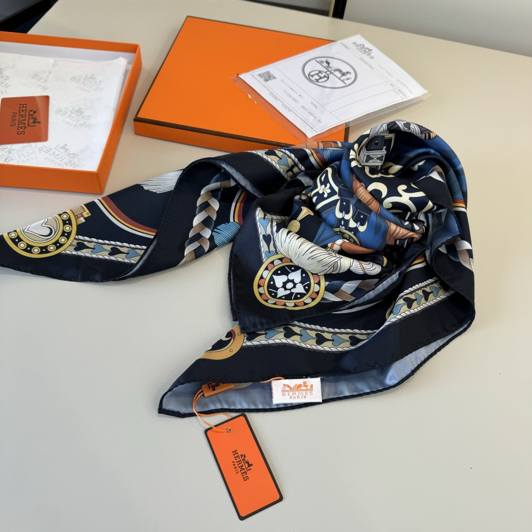 Cheap New Hermes high-quality scarf in 216965, $55 USD- [IB216965] - Replica Hermes Cashmere scarf