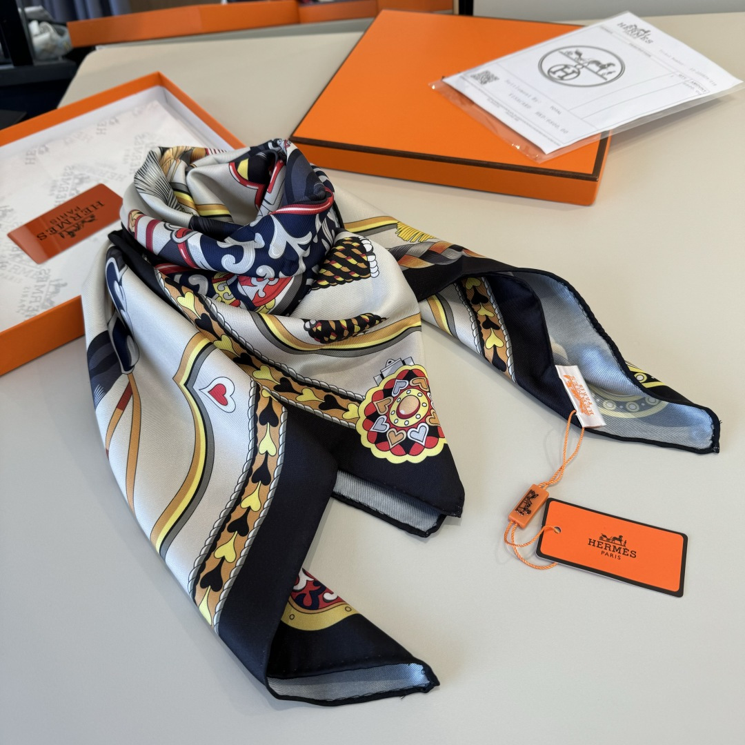 Cheap New Hermes high-quality scarf in 216966, $55 USD- [IB216966] - Replica Hermes Cashmere scarf