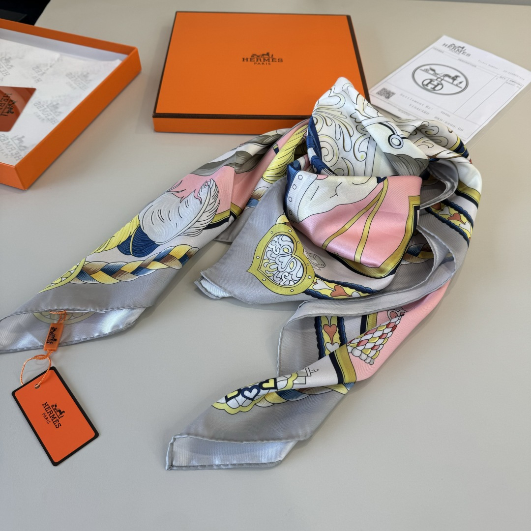 Cheap New Hermes high-quality scarf in 216967, $55 USD- [IB216967] - Replica Hermes Cashmere scarf