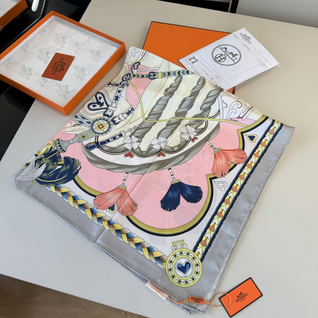 Cheap New Hermes high-quality scarf in 216967, $55 USD- [IB216967] - Replica Hermes Cashmere scarf