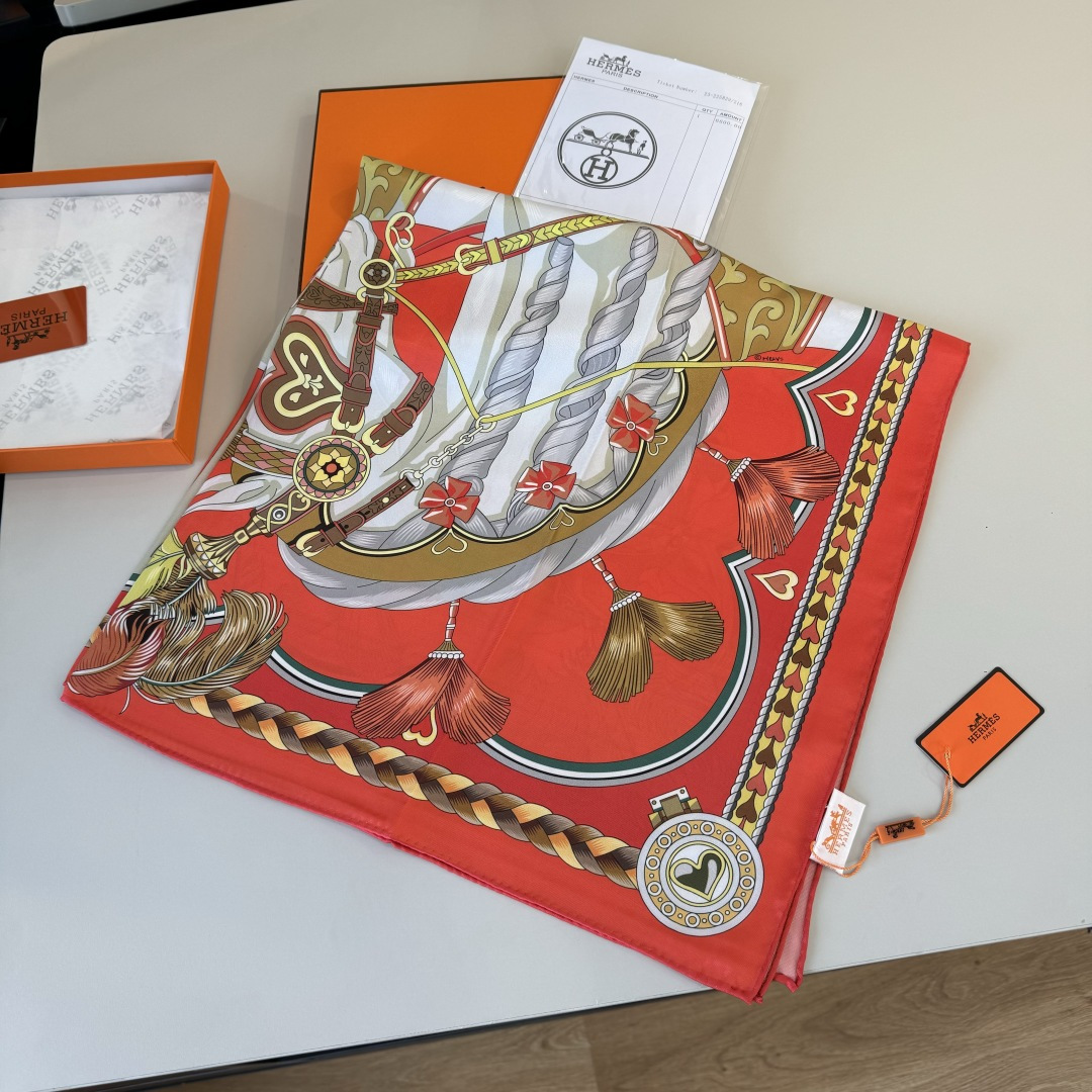Cheap New Hermes high-quality scarf in 216968, $55 USD- [IB216968] - Replica Hermes Cashmere scarf