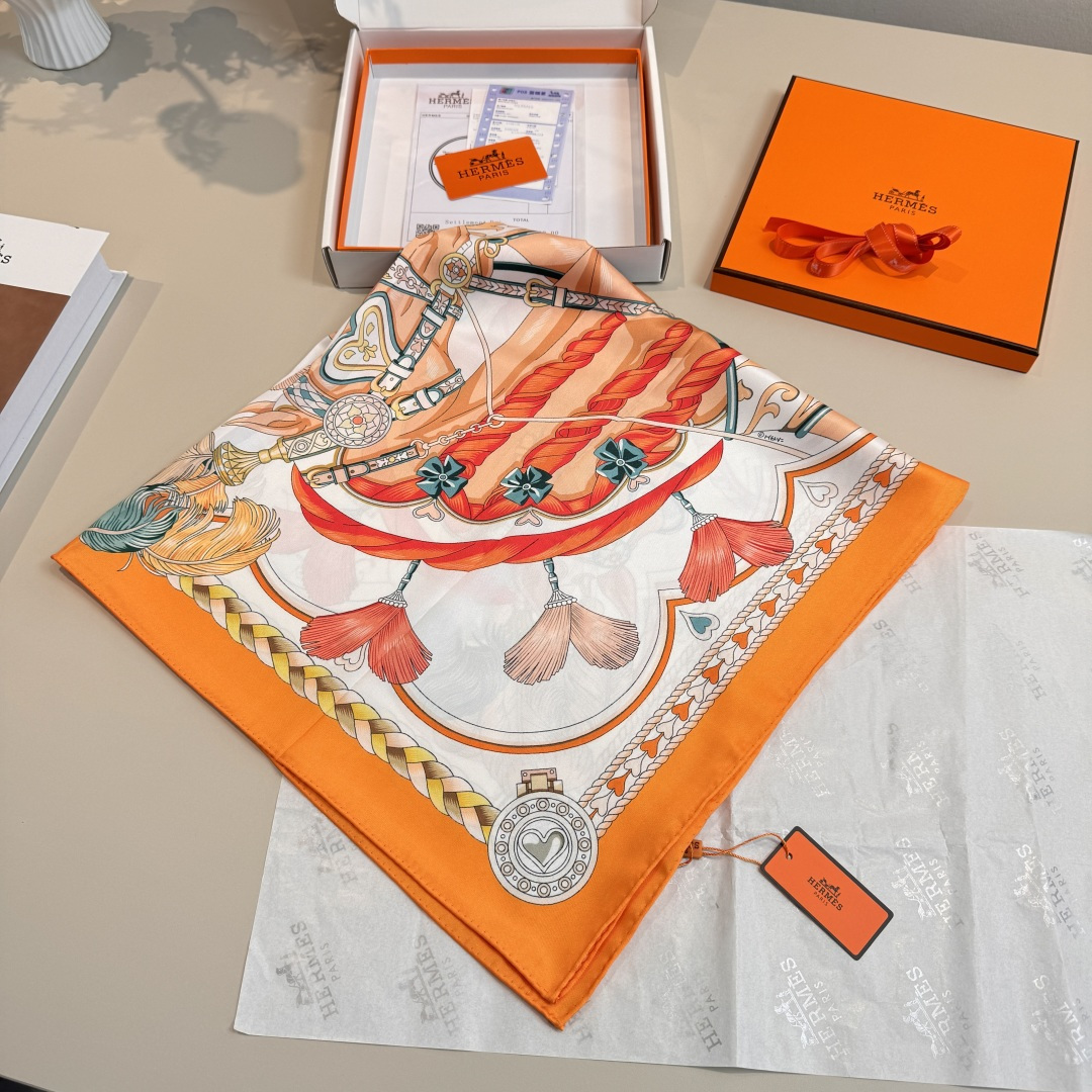 Cheap New Hermes high-quality scarf in 216969, $55 USD- [IB216969] - Replica Hermes Cashmere scarf