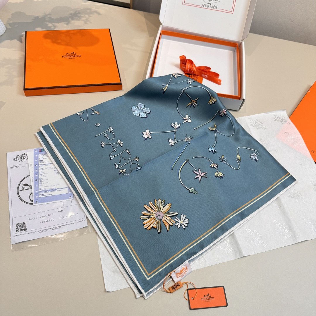 Cheap New Hermes high-quality scarf in 216974, $55 USD- [IB216974] - Replica Hermes Cashmere scarf