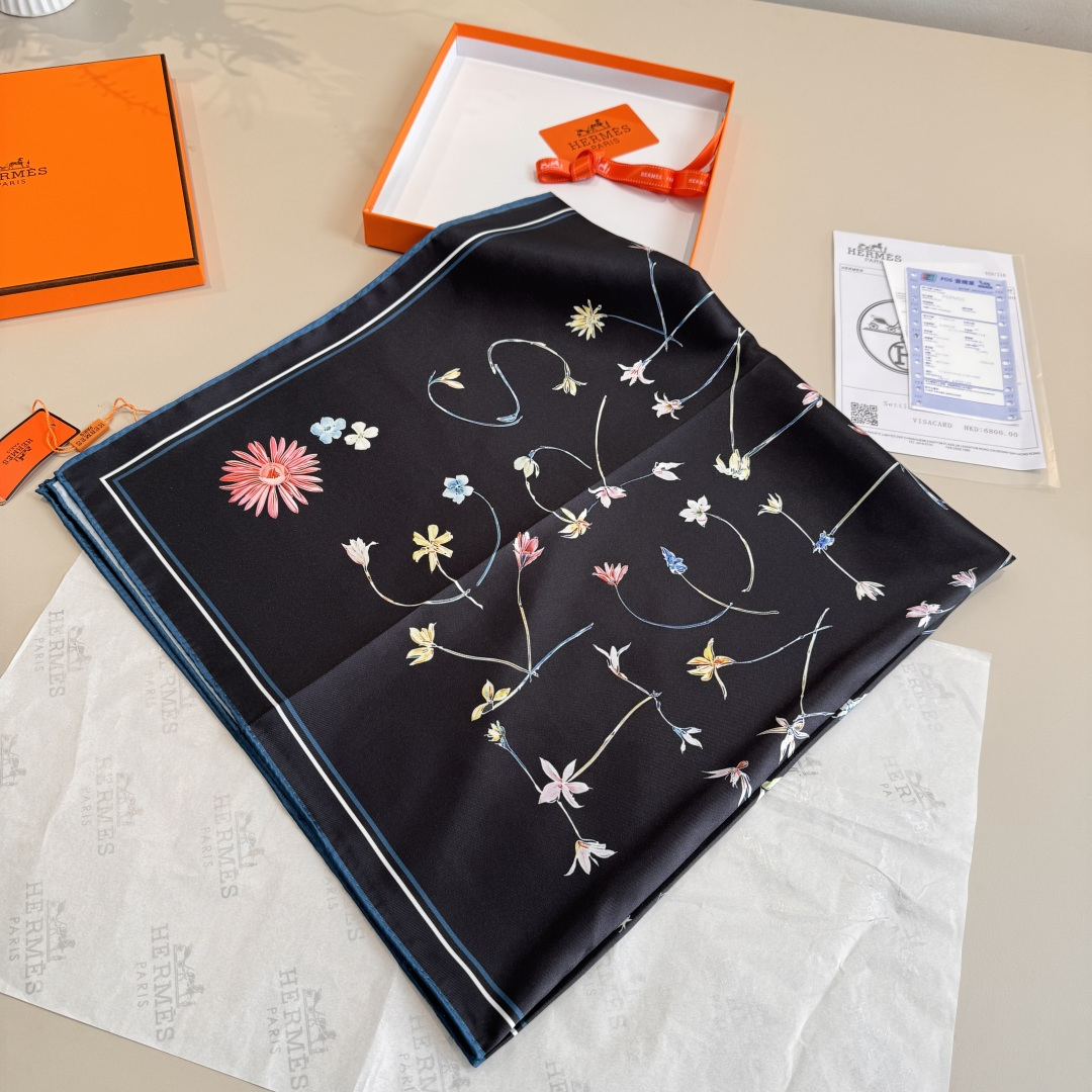 Cheap New Hermes high-quality scarf in 216975, $55 USD- [IB216975] - Replica Hermes Cashmere scarf
