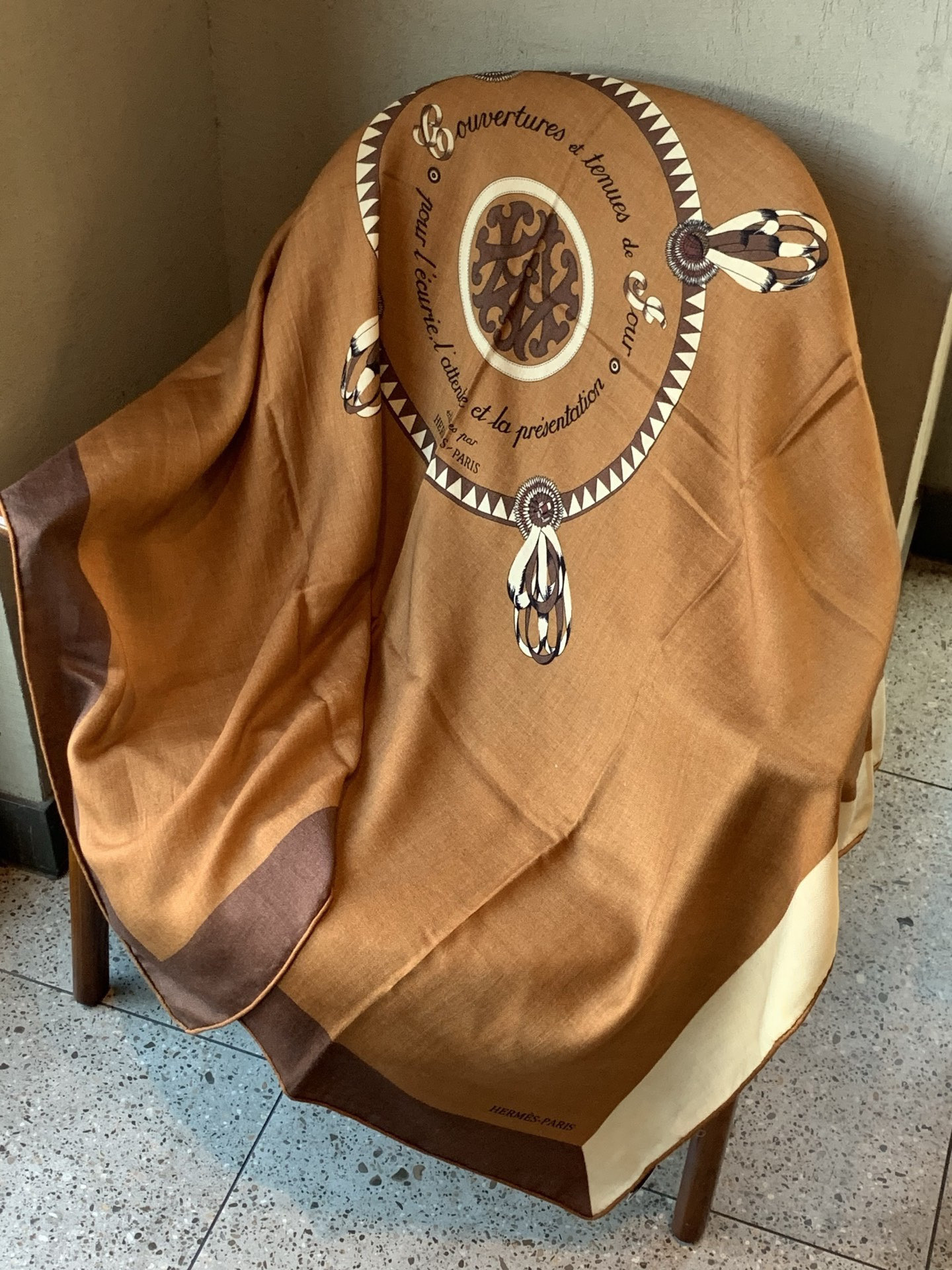 Cheap New Hermes high-quality scarf in 216976, $55 USD- [IB216976] - Replica Hermes Cashmere scarf