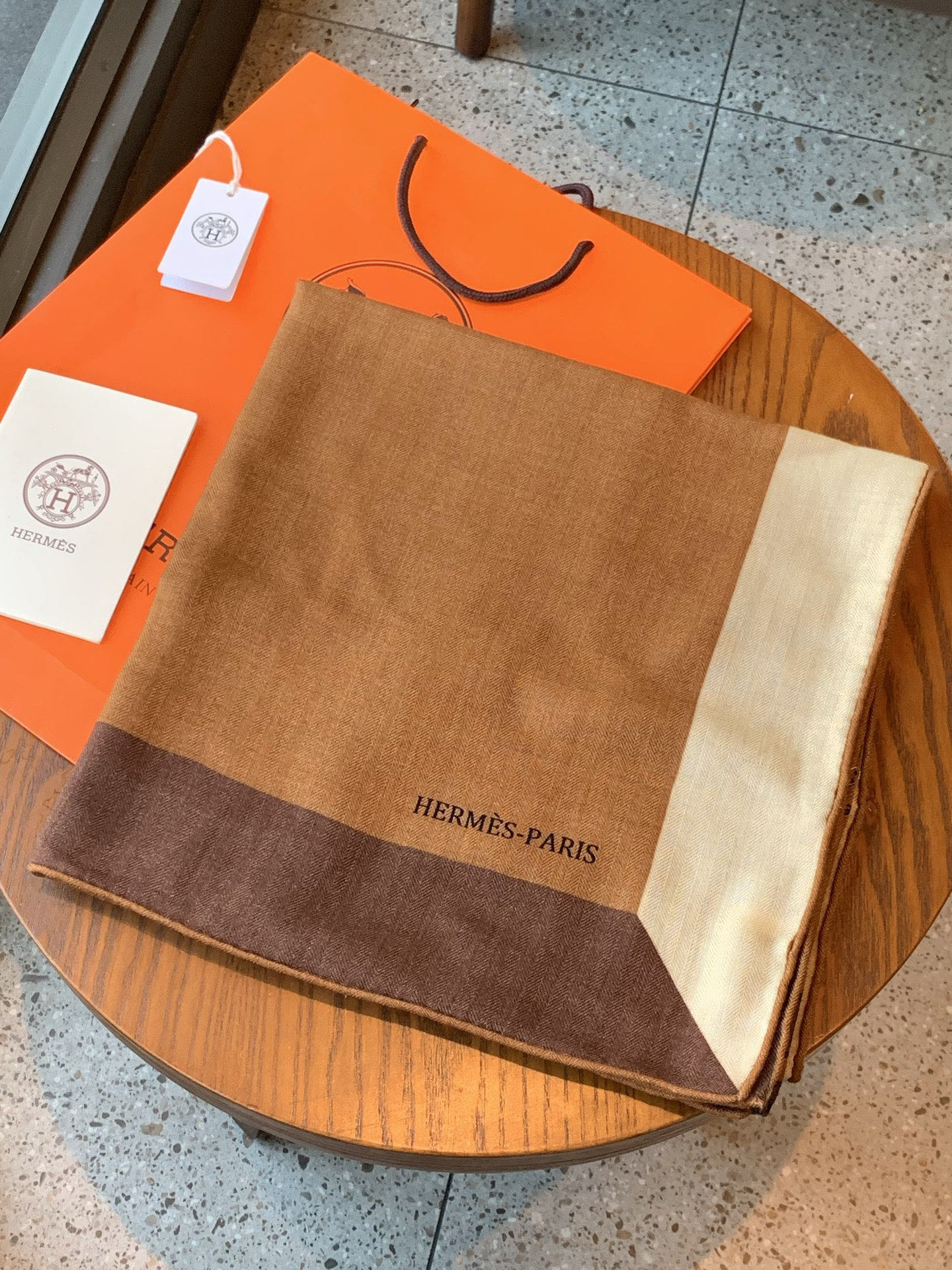 Cheap New Hermes high-quality scarf in 216976, $55 USD- [IB216976] - Replica Hermes Cashmere scarf