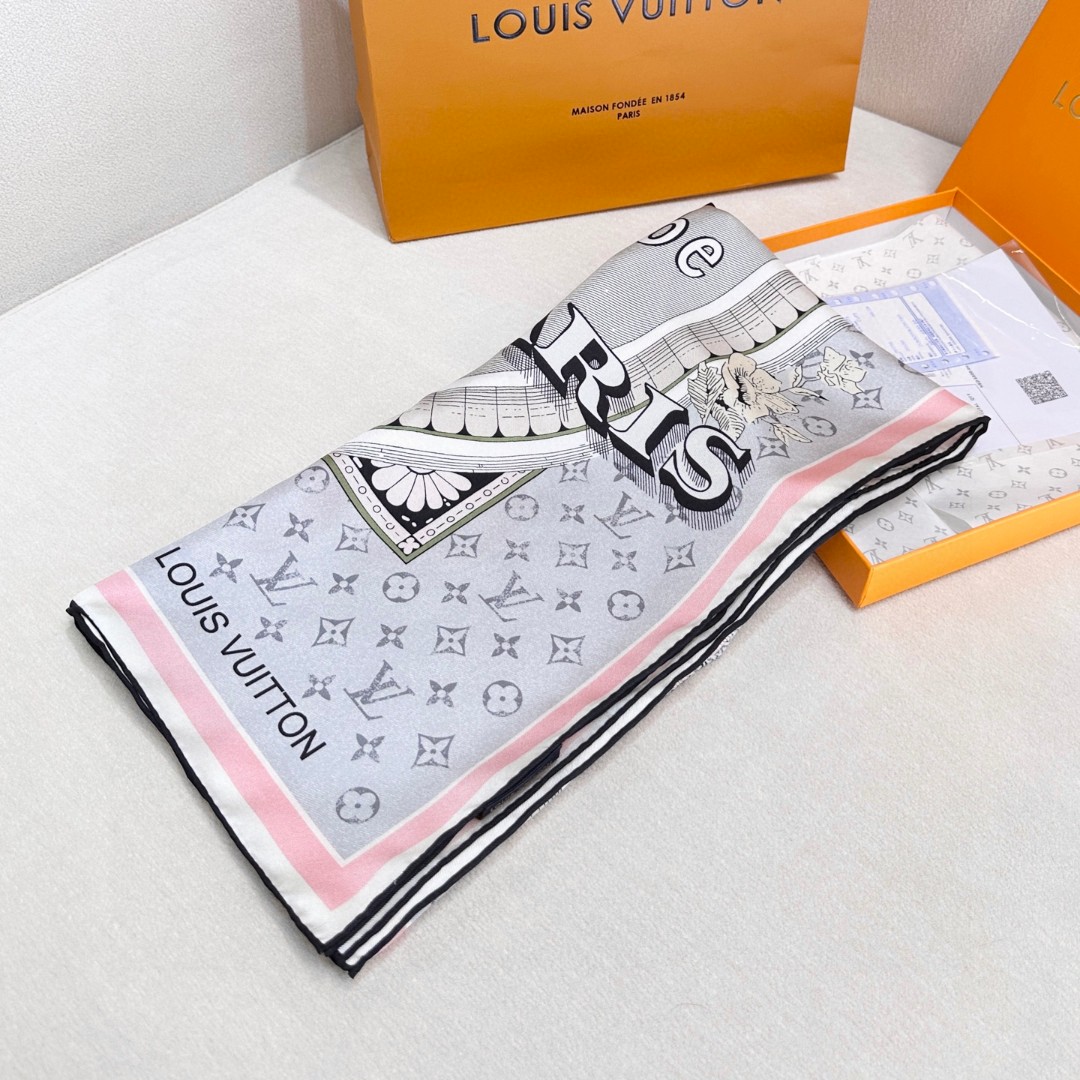 Cheap New Louis Vuitton high-quality scarf in 216998, $50 USD- [IB216998] - Replica Louis Vuitton Lightweight Scarf