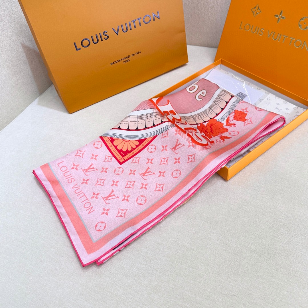 Cheap New Louis Vuitton high-quality scarf in 217002, $50 USD- [IB217002] - Replica Louis Vuitton Lightweight Scarf