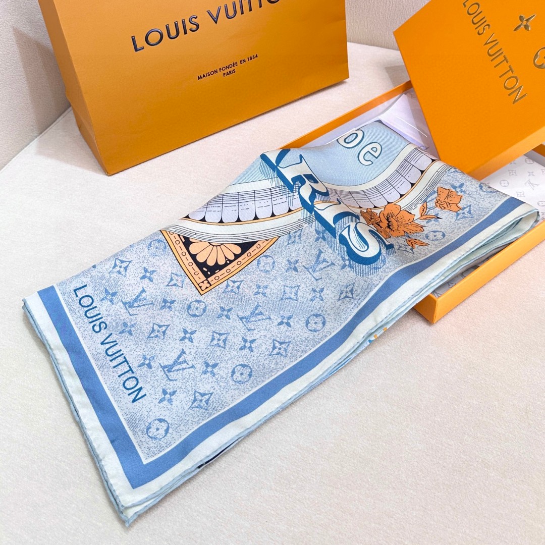 Cheap New Louis Vuitton high-quality scarf in 217003, $50 USD- [IB217003] - Replica Louis Vuitton Lightweight Scarf