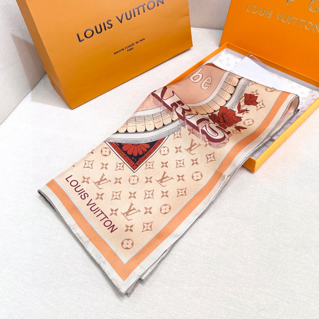 Cheap New Louis Vuitton high-quality scarf in 217005, $50 USD- [IB217005] - Replica Louis Vuitton Lightweight Scarf