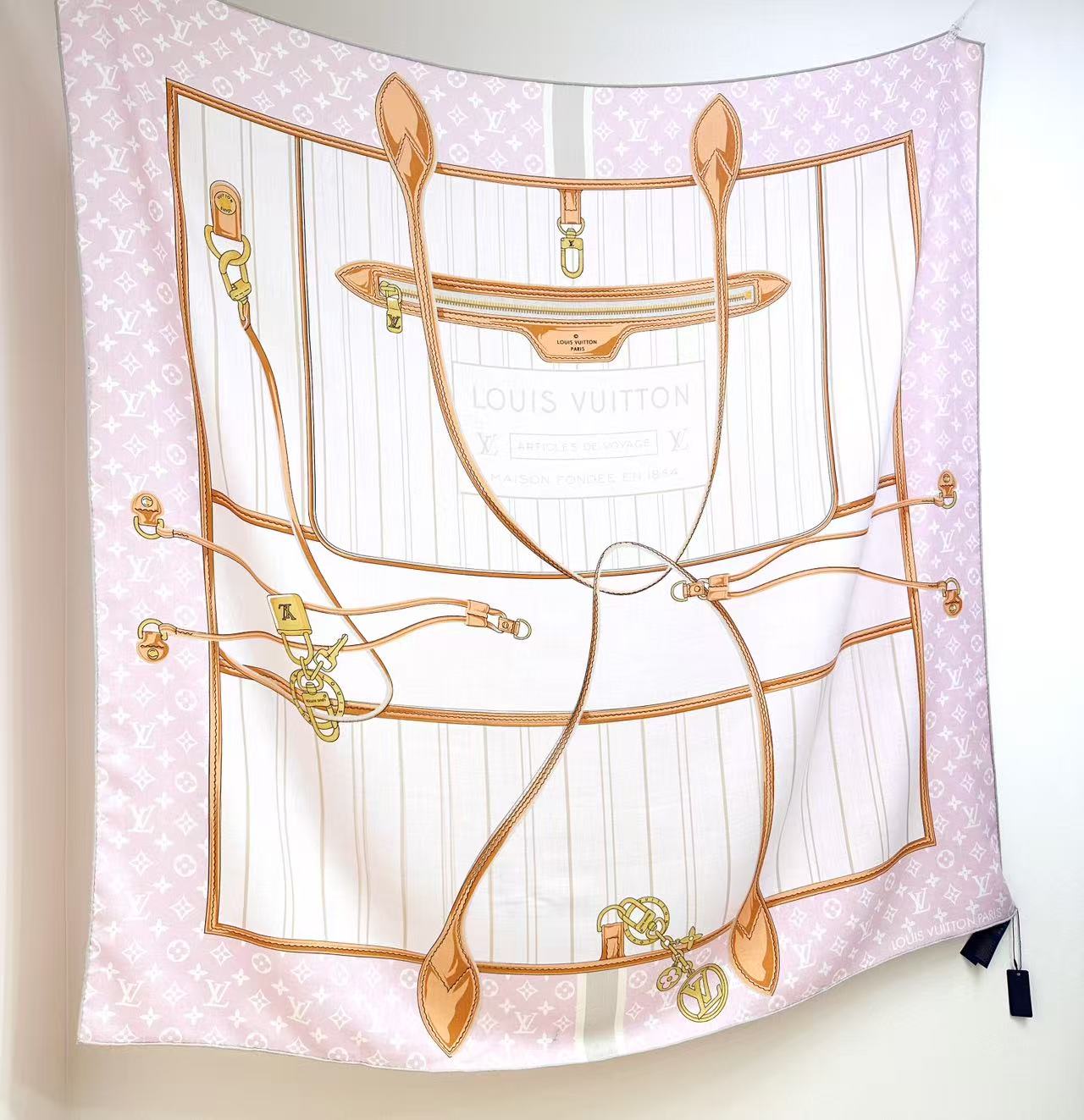 Cheap New Louis Vuitton high-quality scarf in 217006, $55 USD- [IB217006] - Replica Louis Vuitton Lightweight Scarf