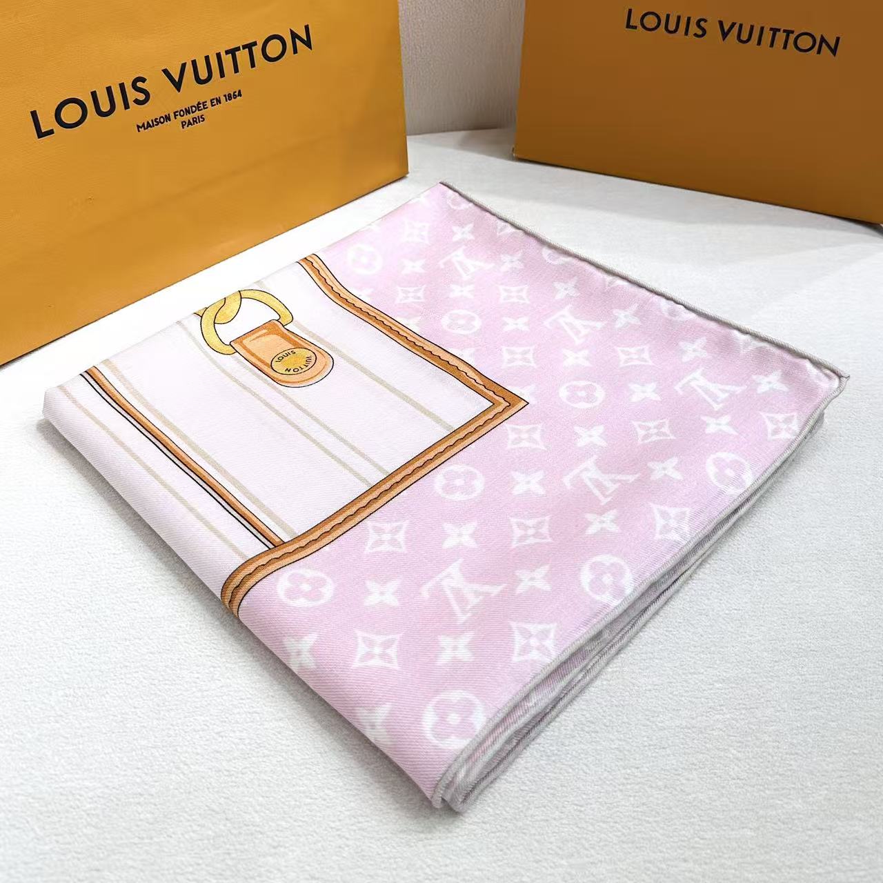 Cheap New Louis Vuitton high-quality scarf in 217006, $55 USD- [IB217006] - Replica Louis Vuitton Lightweight Scarf