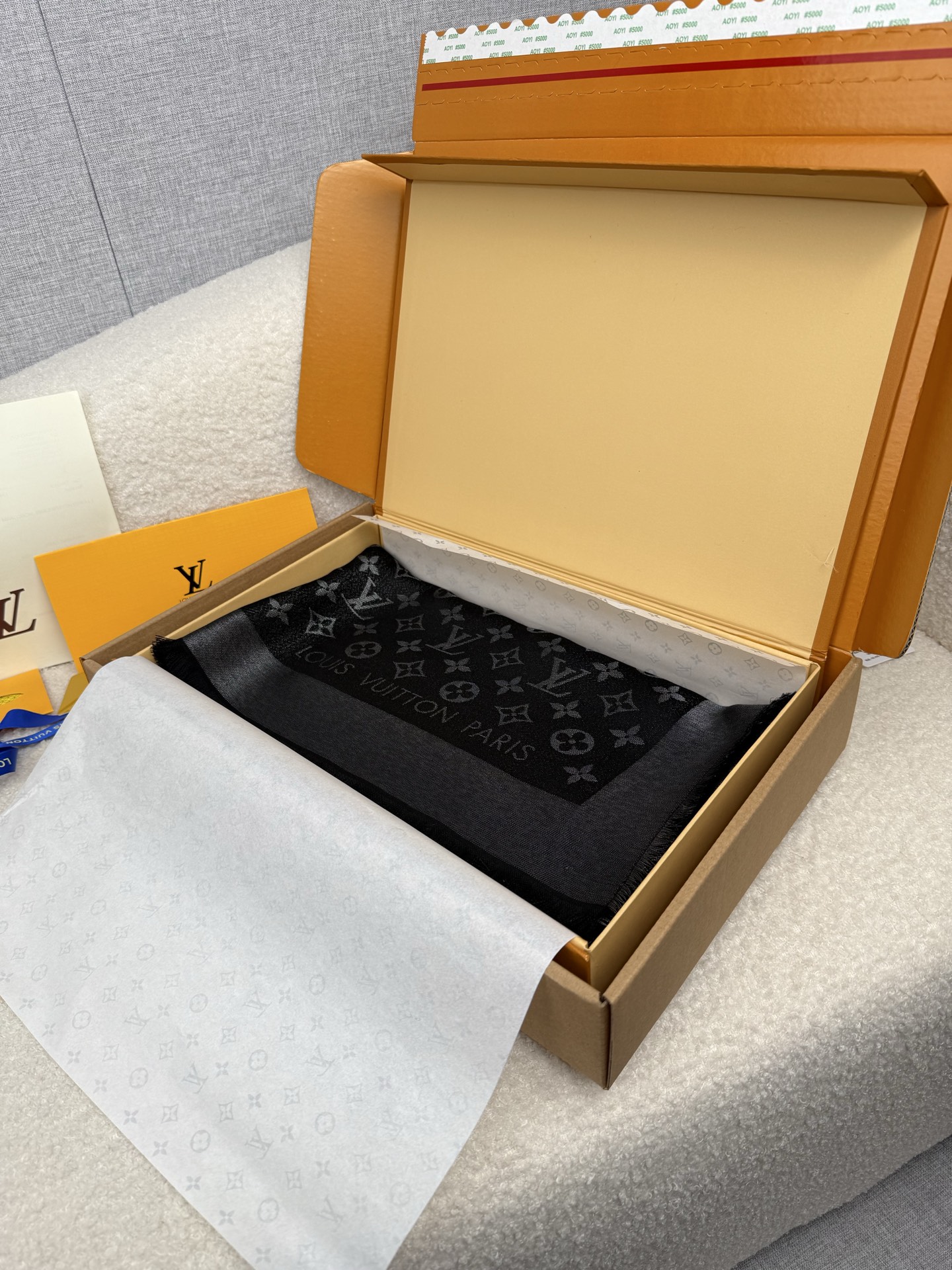 Cheap New Louis Vuitton high-quality scarf in 217020, $60 USD- [IB217020] - Replica Louis Vuitton Cashmere Scarf