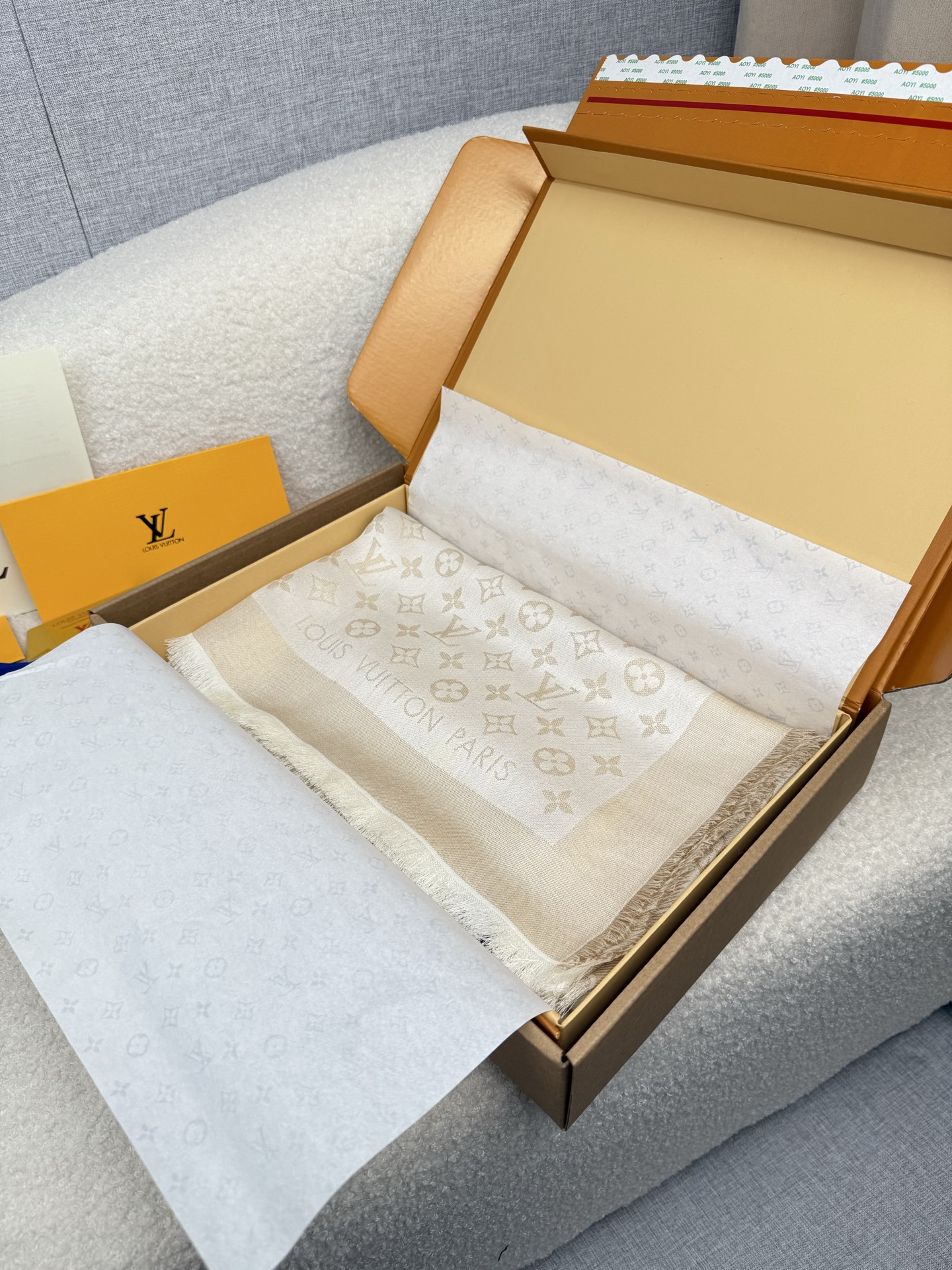 Cheap New Louis Vuitton high-quality scarf in 217021, $60 USD- [IB217021] - Replica Louis Vuitton Cashmere Scarf