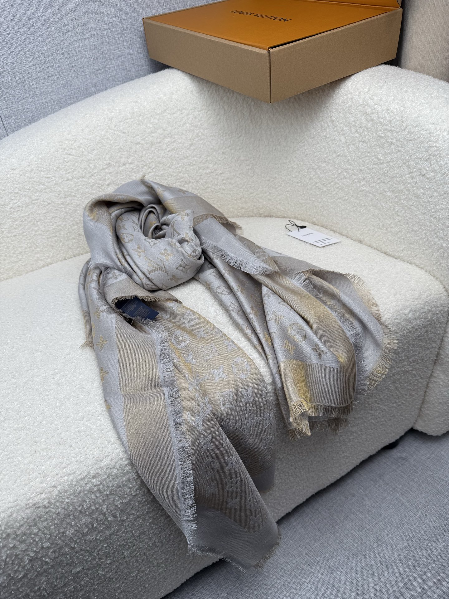 Cheap New Louis Vuitton high-quality scarf in 217022, $60 USD- [IB217022] - Replica Louis Vuitton Cashmere Scarf