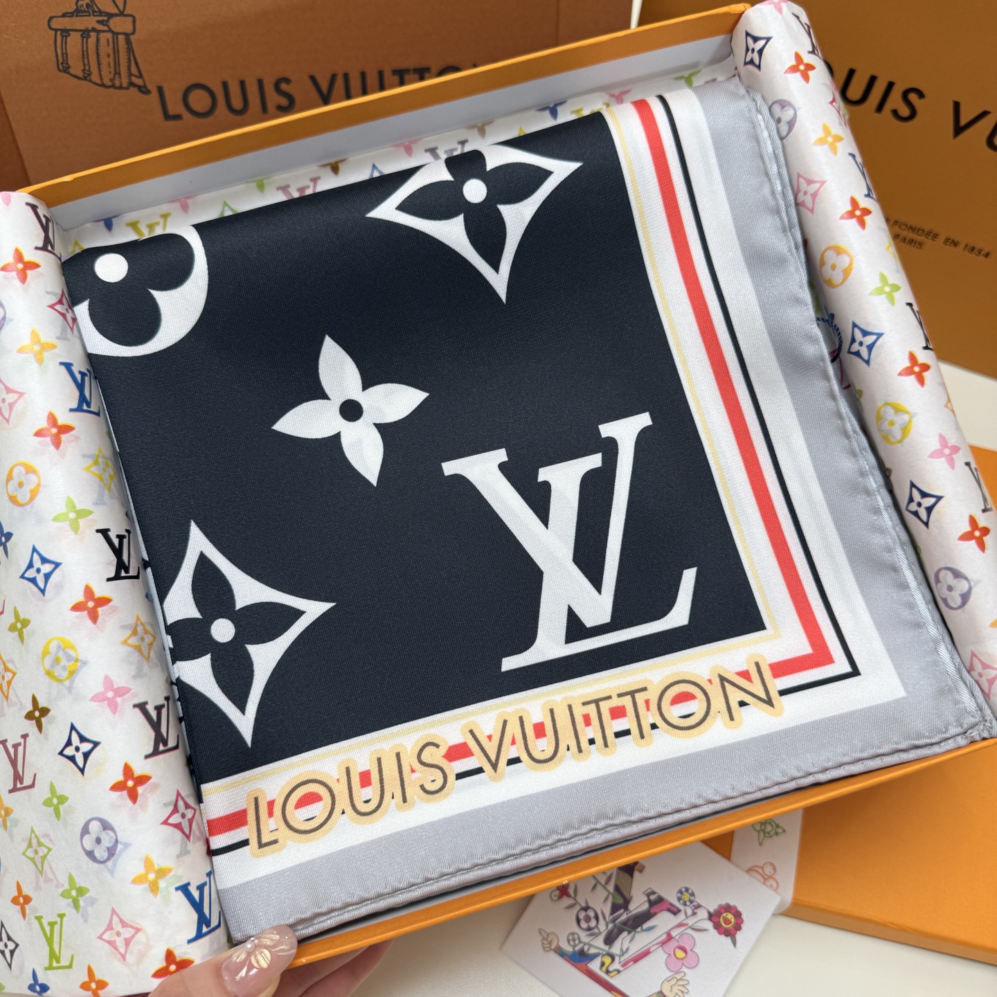 Cheap New Louis Vuitton high-quality scarf in 217024, $55 USD- [IB217024] - Replica Louis Vuitton Cashmere Scarf