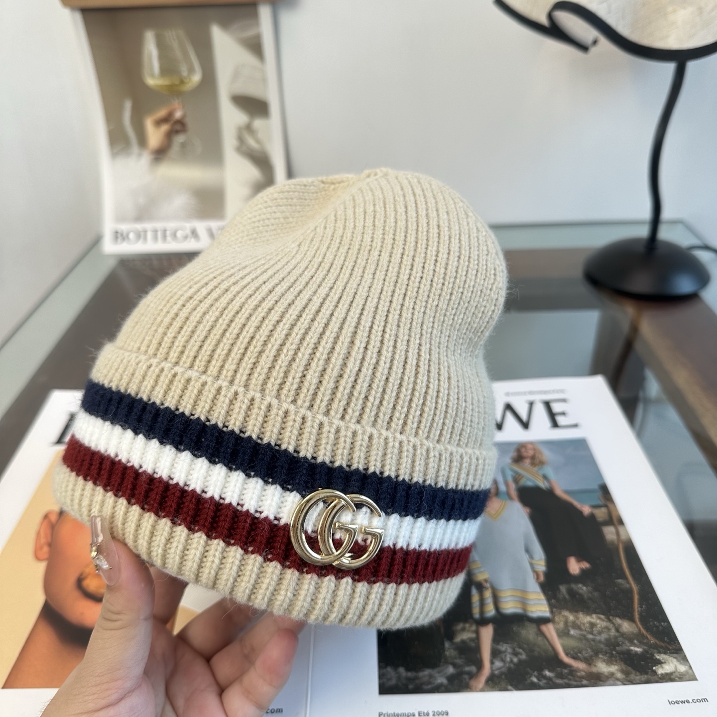 Cheap New Arrivals Gucci AAA quality Beanie in 217035, $30 USD- [IB217035] - Replica Gucci Beanies