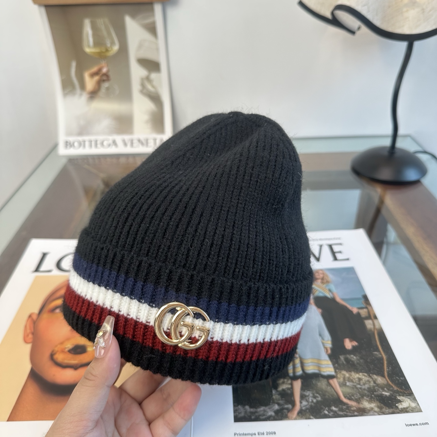 Cheap New Arrivals Gucci AAA quality Beanie in 217036, $30 USD- [IB217036] - Replica Gucci Beanies