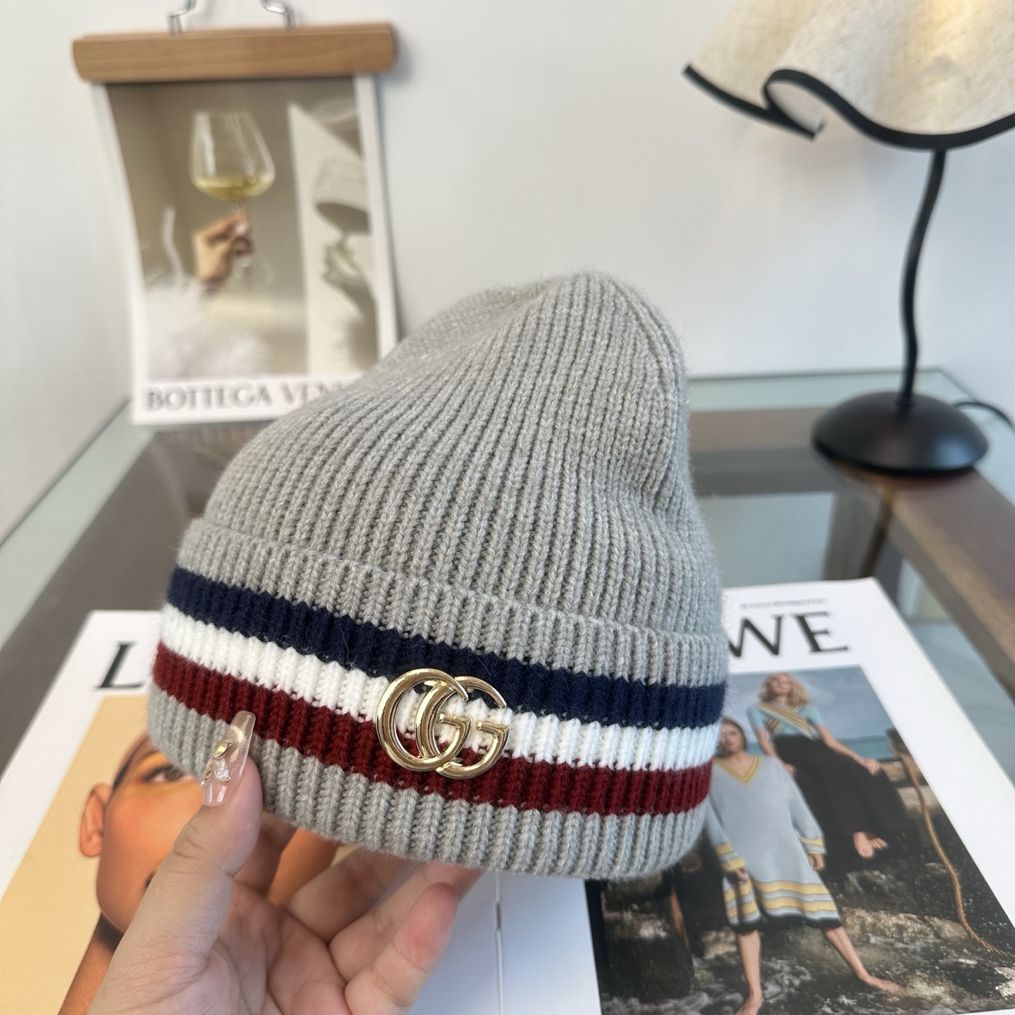 Cheap New Arrivals Gucci AAA quality Beanie in 217037, $30 USD- [IB217037] - Replica Gucci Beanies