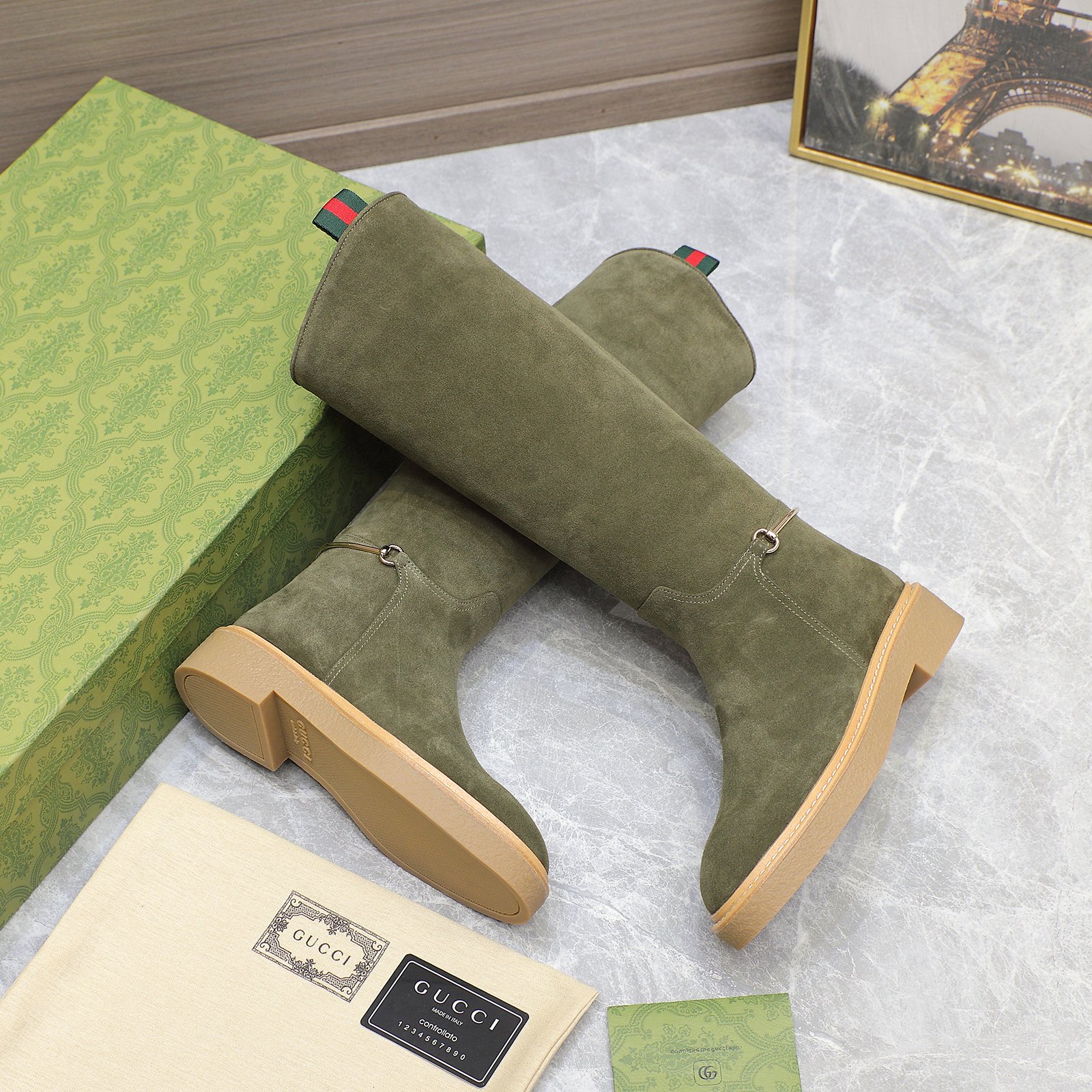 Cheap Gucci Boots For Women in 217040, $160 USD- [IB217040] - Replica Gucci Boots For Women