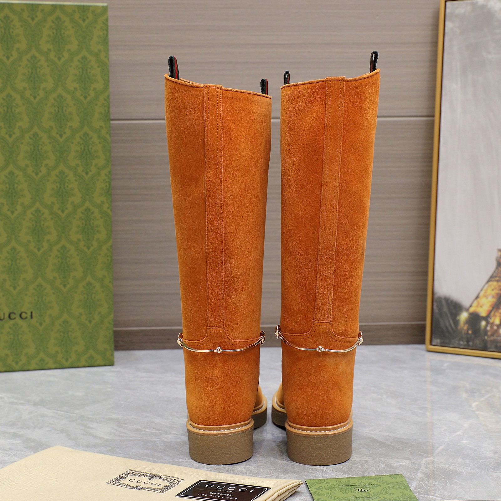 Cheap Gucci Boots For Women in 217041, $160 USD- [IB217041] - Replica Gucci Boots For Women