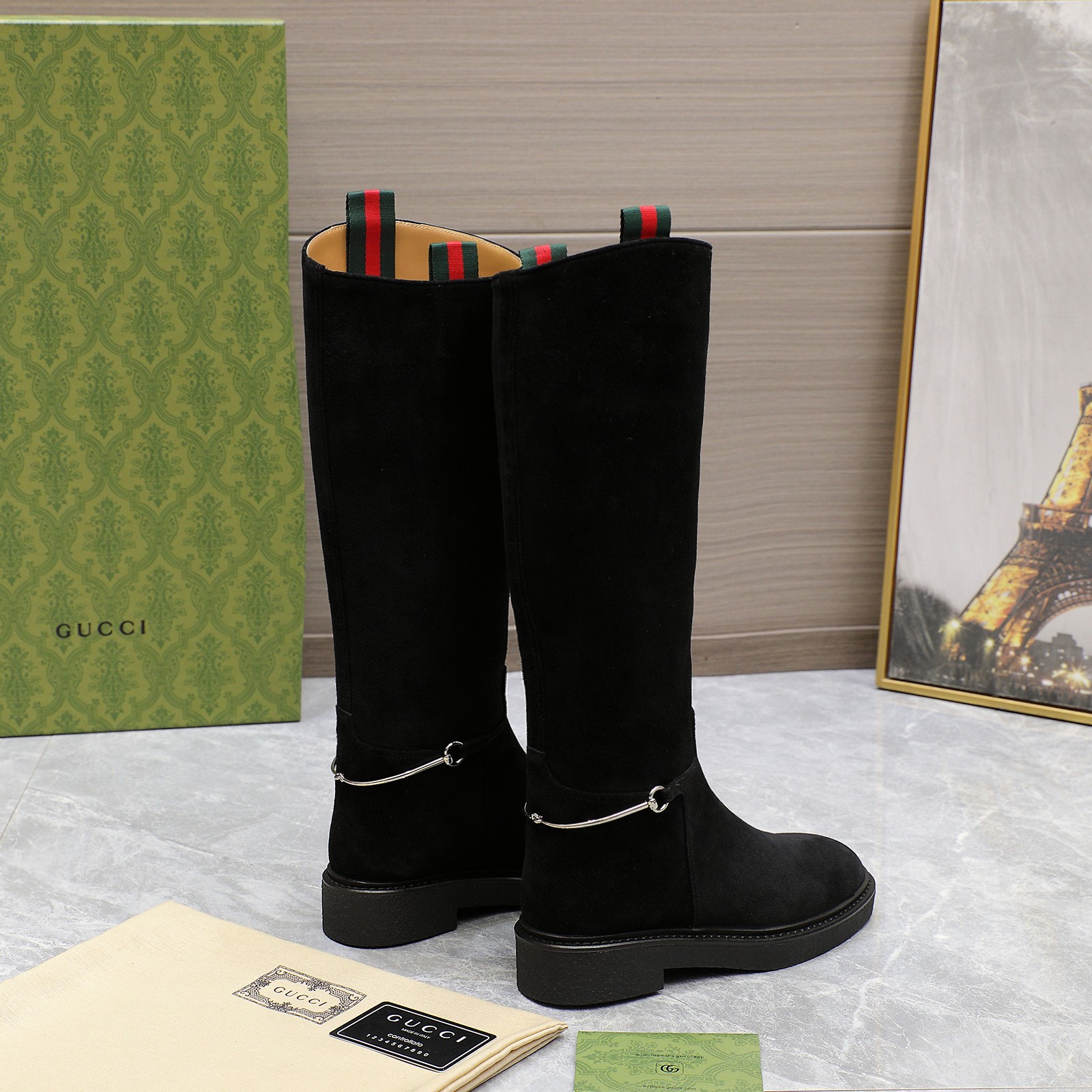 Cheap Gucci Boots For Women in 217044, $160 USD- [IB217044] - Replica Gucci Boots For Women