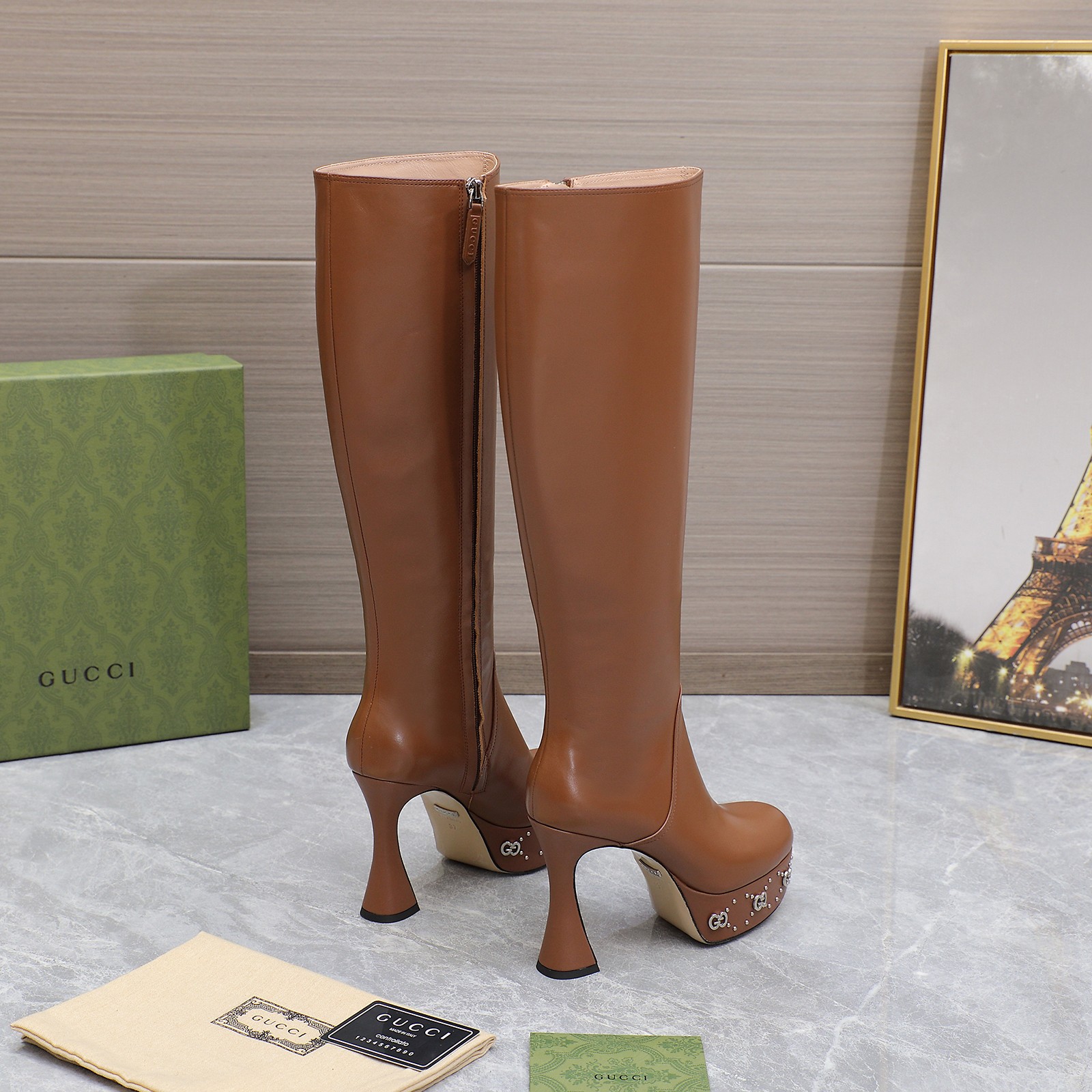 Cheap Gucci Boots For Women in 217053, $180 USD- [IB217053] - Replica Gucci Boots For Women